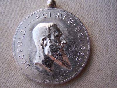 - BELGIA -- 1894 -- medal -- SREBRO