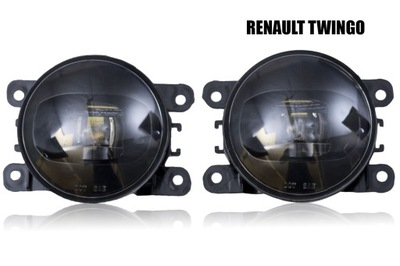 RENAULT TWINGO 2007-2011 FAROS FAROS ANTINIEBLA PARTE DELANTERA DIODO LUMINOSO LED JUEGO 09270157  