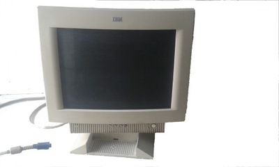 Monitor Kinskopowy CRT ORYGINALNY IBM 17" SPRAWNY
