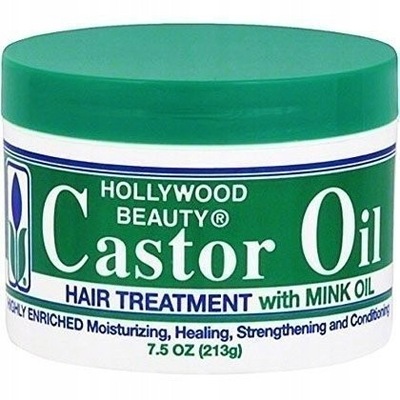 HOLLYWOOD BEAUTY CASTOR OIL POROST WŁOSÓW 213g