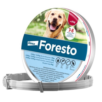 Foresto Obroża na pchły i kleszcze dla psa powyżej 8kg 70cm