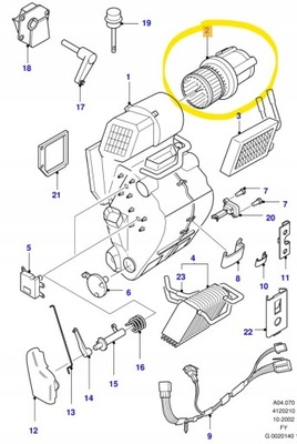 Mercedes glk x204 , 2008- | повітродувка салону вентилятор обдув +ac фото №1