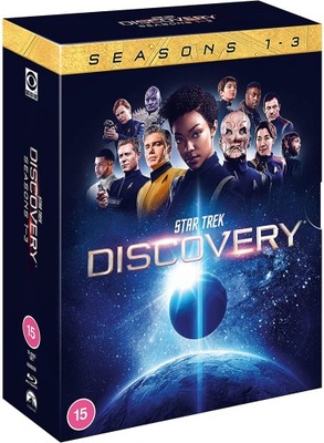 . Star Trek: Discovery | sezony 1-3 | 12 x Blu-ray | 2017-2021, 1 2 3