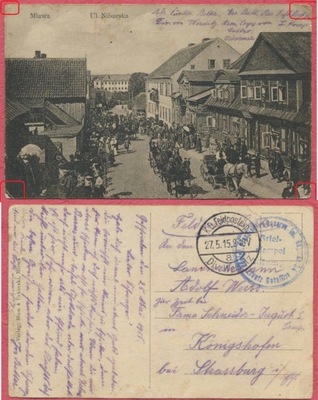 Mława ul. Niborska 1915r.