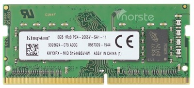 8GB 2666 KINGSTON PC4-2666V SA1-11 9995624-079.A00G KHYXPX-MID RAM DDR4