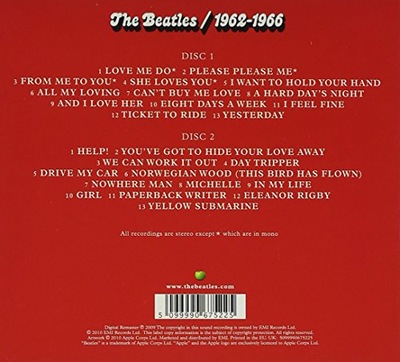 1962-1966 The Beatles 2CD