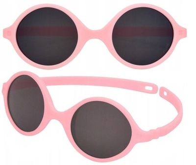 Okulary przeciwsłoneczne dla niemowląt Okularki KiETLA Diabola 0-1 l Blush