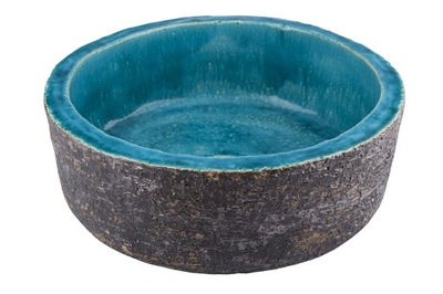 Ceramiczna umywalka nablatowa rustykalna morska - Adrianna