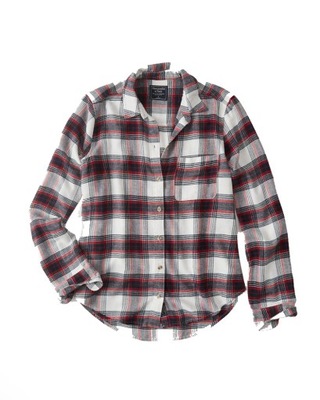 koszula w kratę Abercrombie&Fitch flanel XS 34