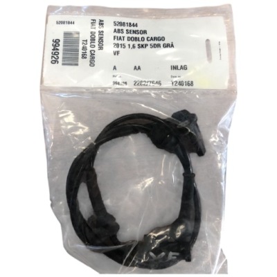 Fiat doblo датчик скорости koła/abs 52081844 фото №1