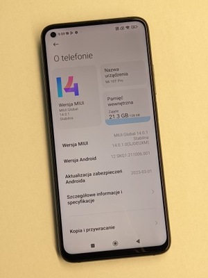 XIAOMI MI 10T PRO 128GB czarny bez blokad
