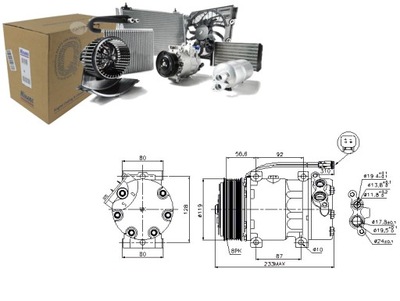 COMPRESSOR AIR CONDITIONER NEOPLAN TOURLINER SCANIA 4 P G R T 05.95- - milautoparts-fr.ukrlive.com