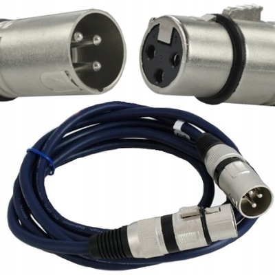 VITALCO Kabel przewód mikrofonowy XLR Cannon 5m