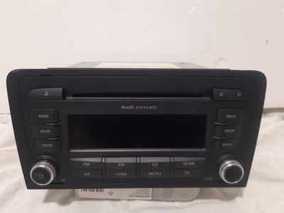 Audi a3 8p 8p0035186p радіо cd concert фото №1