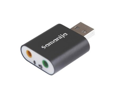 Karta dźwiękowa zewnętrzna SAMANIJA USB 3,5 mm