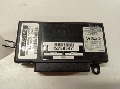 Модуль комфорту saab 9-5 12759544 фото №1