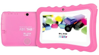 BLOW Tablet Kids TAB7.4HD2 quad różowy tablet dla dzieci + etui