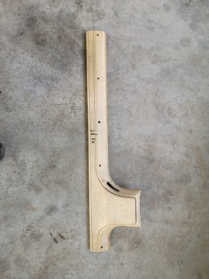 Jeep cherokee xj renix 89r накладка обивка порог фото №1