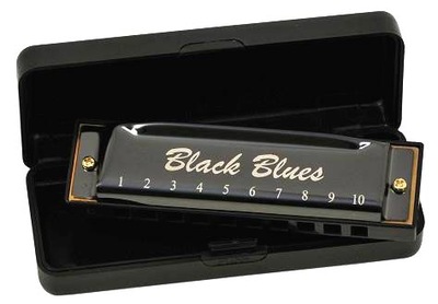 Blues Black C harmonijka ustna diatoniczna CZARNA Tonacja C-dur