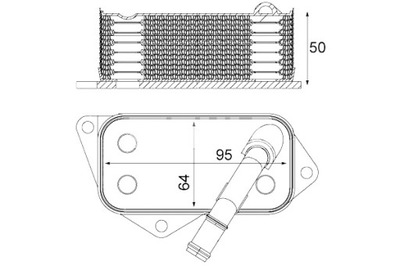 MAHLE AUŠINTUVAS ALYVOS BMW 1 E81 1 E82 1 E87 1 E88 1 F20 1 F21 2 F22 