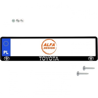 CUADRO TABLAS REJESTRACYJNEJ TOYOTA 1 PIEZAS WKRETY REGALO  