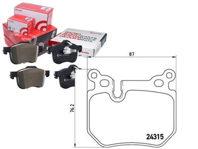 TRINKELĖS STABDŽIŲ BMW 3 E91 KOMBI 05- GAL. BREMBO 