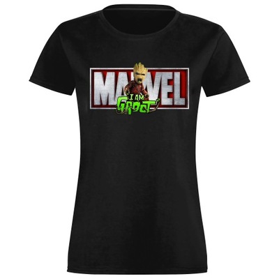 KOSZULKA DAMSKA I AM GROOT MARVEL AVENGERS ROZ XL