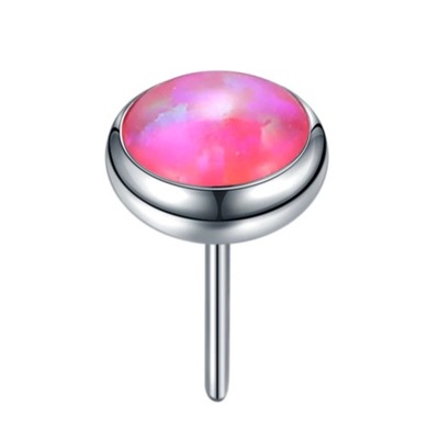 Labret Push-in de titanio G23 para mujer, Piercing de oreja, Tragus,