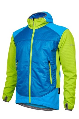 Bluza polar Milo Deve L blue/green hybryda