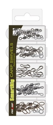 Agrafka z krętlikiem Cormoran PC Carp Swivel Assortment