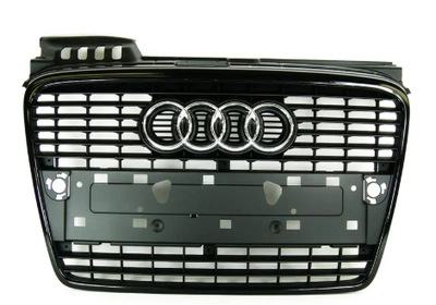 NUEVO REJILLA REJILLA DE RADIADOR NEGRO AUDI A4 B7 05-08  