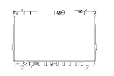 NRF РАДІАТОР ДВИГУНА ВОДИ HYUNDAI SANTA FE I 2.0D 08.01-03.06