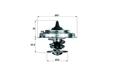 MAHLE ТЕРМОСТАТ AUDI SKODA VW PC TRANSPORTER