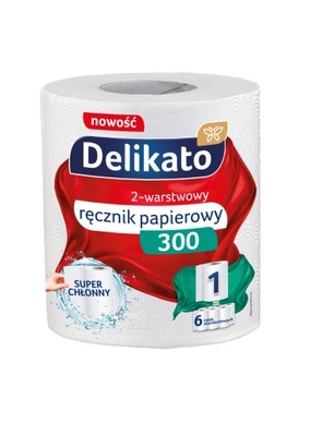 Ręcznik papierowy DELIKATO 300 szt.
