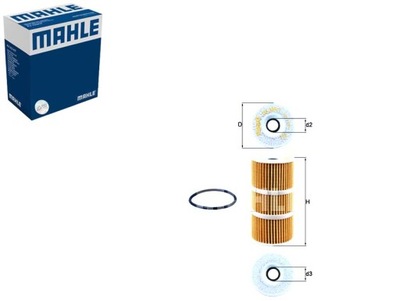 FILTRO ACEITES RENAULT MAHLE  