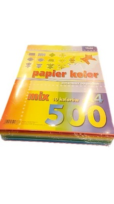 Papier ksero KOLOR kolorowy A4/500 arkuszy ryza
