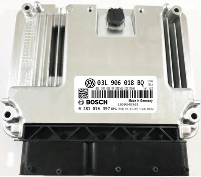 COMPUTADOR ECU VW GOLF 03L906018BQ 0281016397  