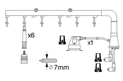 DRIVING GEAR HEATING BMW 3 E30 2,0 82- BOSCH  