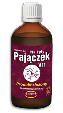 PAJĄCZEK NA ŻYŁY KRĄŻENIE CIĘŻKOŚĆ NÓG SERCE 100ml