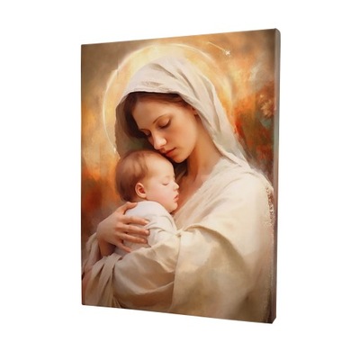 Obraz religijny z Matką Boską - Odkryj duchowe piękno