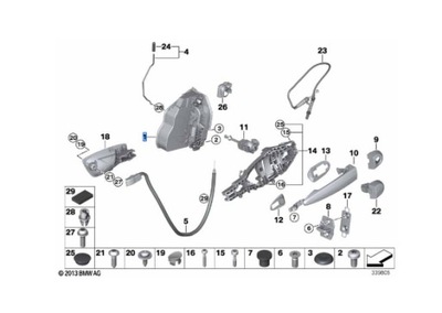 BMW OE 51217202145 ЗАМОК ДВЕРЬ ПЕРЕДНИХ