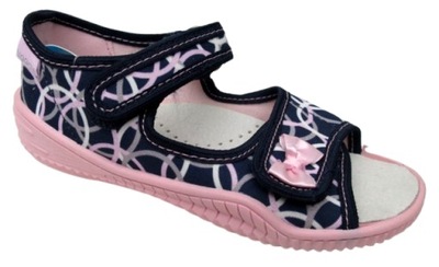 VIGGAMI KAPCIE SANDAŁKI BASIA SKÓRZANA WKŁADKA R.30