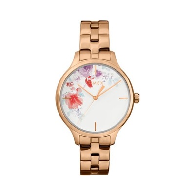 Zegarek damski TIMEX Różowe Złoto Bransoleta