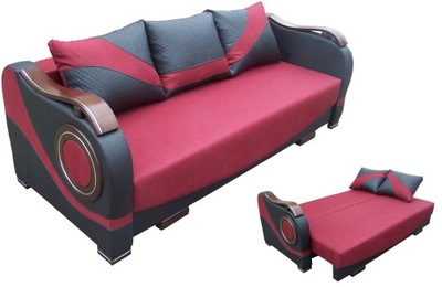 Sofa rozkładana dwuosobowa z funkcją spania
