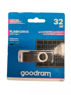 PENDRIVE GOODRAM UTS3 32 GB USB 3.0 CZARNY