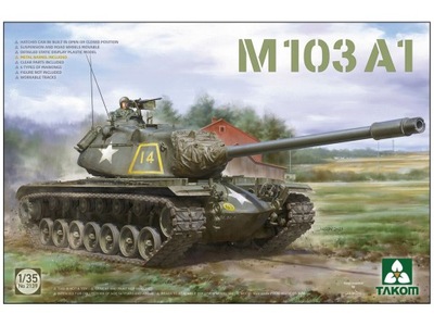 Czołg M103A1 model 2139 Takom