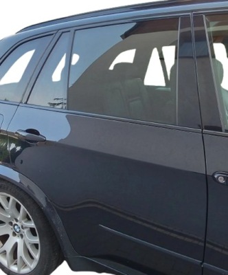 Bmw x5 e70 рестайлінг  дверей праве  задні правий задній 416/9 carbonschwarz металік фото №1
