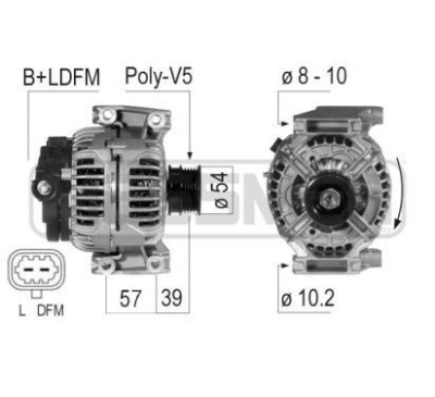 Era генератор -messmer saab, vauxhall, opel фото №1