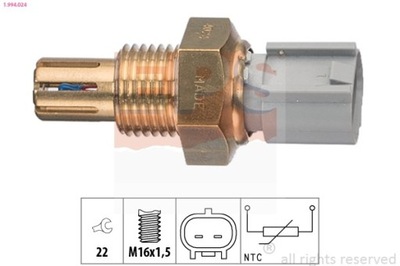 SENSOR TEMPERATURA AIRE TOYOTA AVENSIS 1,9-2,2D 97- 1-994-024  