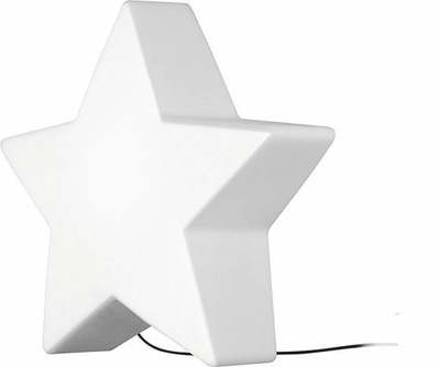 Lampa zewnętrzna dekoracja STAR biała gwiazda